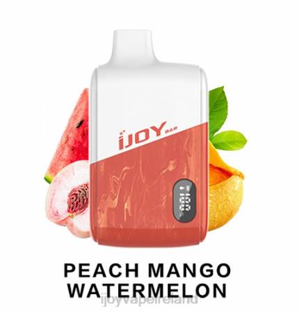 iJOY vape flavors - iJOY Bar IC8000 Disposable 062L191 Peach Mango Watermelon