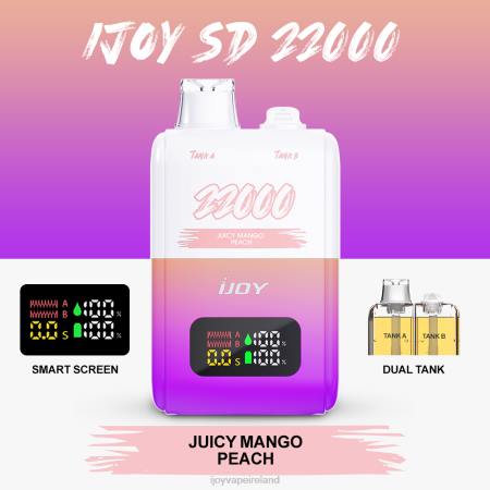 best iJOY flavor - iJOY SD 22000 Disposable 062L156 Juicy Mango Peach