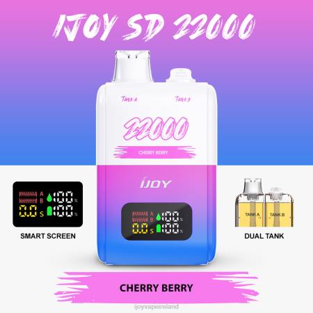 iJOY vape Dublin - iJOY SD 22000 Disposable 062L150 Cherry Berry