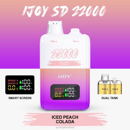 iJOY vape for sale - iJOY SD 22000 Disposable 062L155 Iced Peach Colada